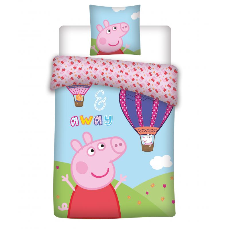 Peppa Pig - Bed Linen - Junior Size 100 x 140 cm - Baby and Children
