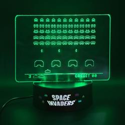 Space Invaders - Acrylic Lamp - Fan Shop and Merchandise
