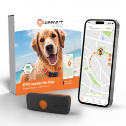 Weenect Dog XS Black edition – NEW GPS for dogs - Pet Supplies