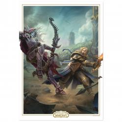 World of Warcraft - Limited Edition Sylvanas vs Anduin Wrynn Art Print - A3 (420 x 297mm) - Home and Kitchen