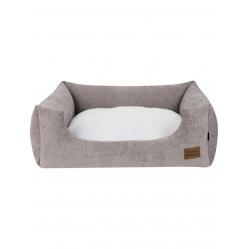 Nordic paws - Pine Dog Bed - Grey - L 70 x 60 cm. - Pet Supplies