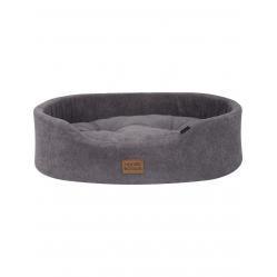 Nordic paws - Ovie Dog Bed - Charcoal Grey - Medium  60 x 46 cm - Pet Supplies
