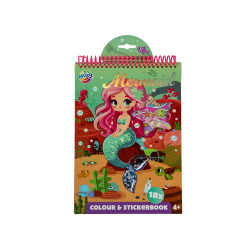 Moxy - Colouring & Stickerbook - Mermaid - Toys