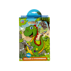 Moxy - Colouring & Stickerbook - Dino - Toys