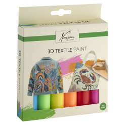 Nassau - 3D Textile Paint Set - Neon - Toys