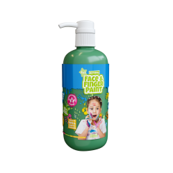 Natural Face & Finger Paint - 1000ml Bottle Dispenser - Green (109009) - Toys