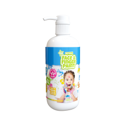 Natural Face & Finger Paint - 1000ml Bottle Dispenser - White  (109011) - Toys