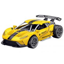 KLX - Die-cast Pull Back Car w/Sound & Try-Me, Yellow (534670) - Toys