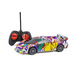 TOYMAX - Graffiti Racing car R/C w/light 1:20, 27MHz (534642) - Toys