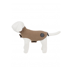Peppy Buddy - Fleece Dog Jacket L, Beige 45 cm - Pet Supplies