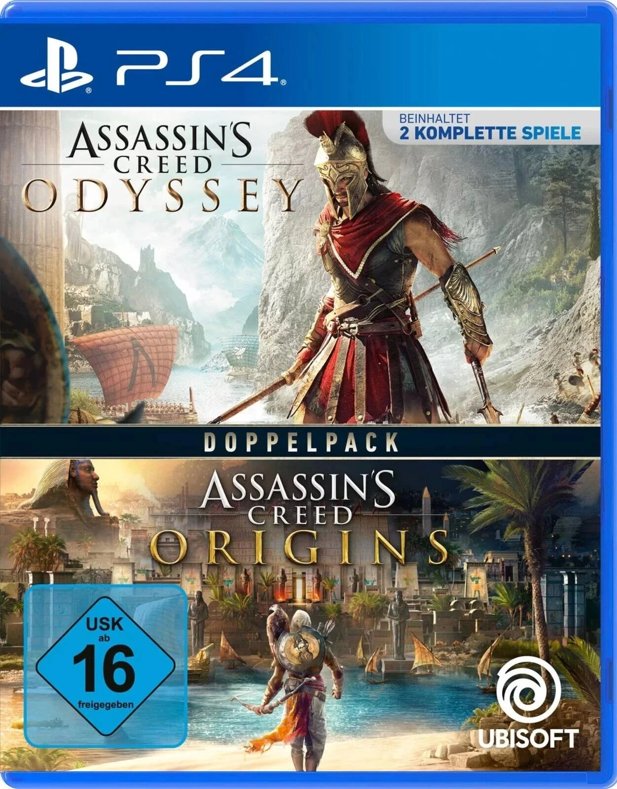 Assassin’s Creed: Odyssey + Origins (Double pack) (DE/Multi in Game) - PlayStation 4