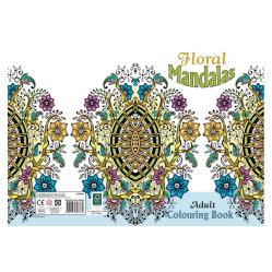 Hobby2You - Malebog A4 Floral Mandalas 32 sider (789876) - Toys