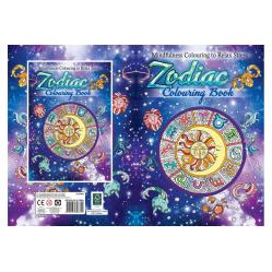 Hobby2You - Malebog A4 Zodiac 32 sider (789874) - Toys
