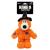 Kong - Halloween Wildknots Witch Bear - Orange - S/M - Pet Supplies