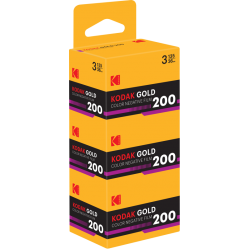 Kodak - Eastman Kodak Gold 200 135-36 exp 3-pack Vertical - Electronics
