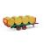 Bruder - Bale Transport Trailer with 8 round bales 02220 - Toys