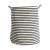 House Doctor - Stripes Laundry Bag Stripes - H50 cm - Black/White - Home and Kitchen
