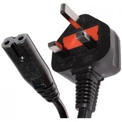 UK Power Cable (Fig 8) for PS2- PS3 SLIM- PS4 - PlayStation 2