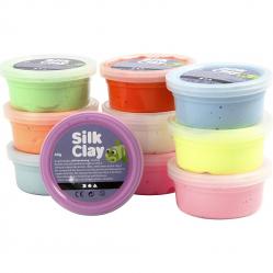 Silk Clay - Basic Colours 10 x 40 g 79146 - Toys