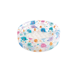 INTEX - Little Sea Pals 3-Ring Baby Pool, 61x22 cm (57106) - Toys