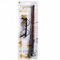 Harry Potter - Accessory Pack Wand and Glasses Fancy Dress Kit (5378) - Gadgets
