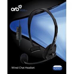 Playstation 4 - Wired Chat Headset ORB - Electronics