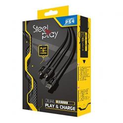 Steelplay Dual Play AND Charge Cable - PlayStation 4