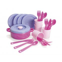 Dantoy - Dinner set Pink 4397 - Toys