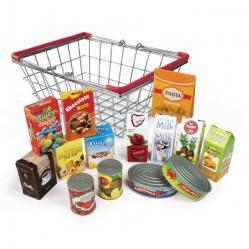 Magni - Metal Basket with grocery products 2691 - Toys