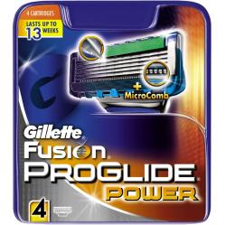 Gillette - Fusion Proglide Power Blades 4 Pack - Health and Personal Care