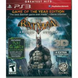 Batman: Arkham Asylum - Game of the Year Edition (Greatest Hits) - PlayStation 3