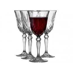 Lyngby Glas - Crystal Clear Melodia Red Wine Glass 27 cl - Set of 4 916098 - Home and Kitchen