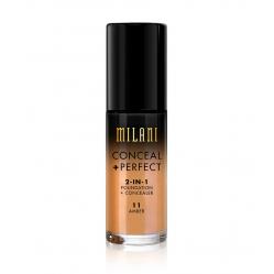 Milani Cosmetics - Conceal+Perfect Liquid Foundation - 11 Amber - Beauty