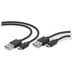 Speedlink - SpeedLink STREAM Play and Charge USB Cable Set - for PS4 black - PlayStation 4