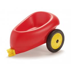 Dantoy - Trailer with rubberwheels - Red 3336 - Toys