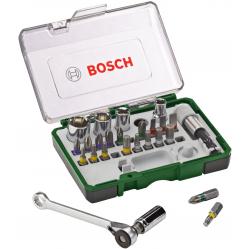 Bosch screwdriving set with mini ratchet 27 pcs (2607017160) - Tools and Home Improvements