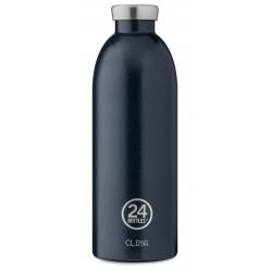 24 Bottles Clima Bottle 085 L Rustic Deep Blue 24B433