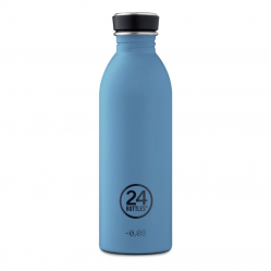 24 Bottles Urban Bottle 05 L Stone Finish Powder Blue 24B700
