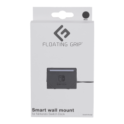 Nintendo Switch Nintendo Switch dock wall mount by FLOATING GRIP, Black