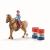 Schleich - Barrel racing with cowgirl (41417)