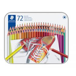 Staedtler - Coloured pencil hexagonal in metal boks 72 pc 175 M72