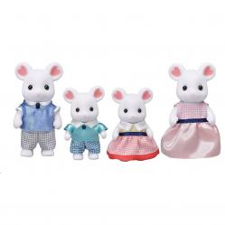 Sylvanian Families - Marshmallow Mouse Family 5308