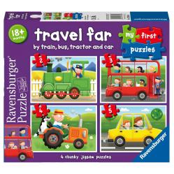 Ravensburger - Travel Far My First Puzzle 2-3-4-5p - Toys