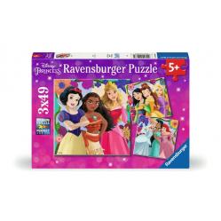 Ravensburger -Puzzle Disney Princess 3x49p - Toys