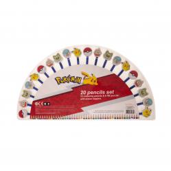 Pokemon - Pencil SET w-toppers 20-pack 161707053 - Toys