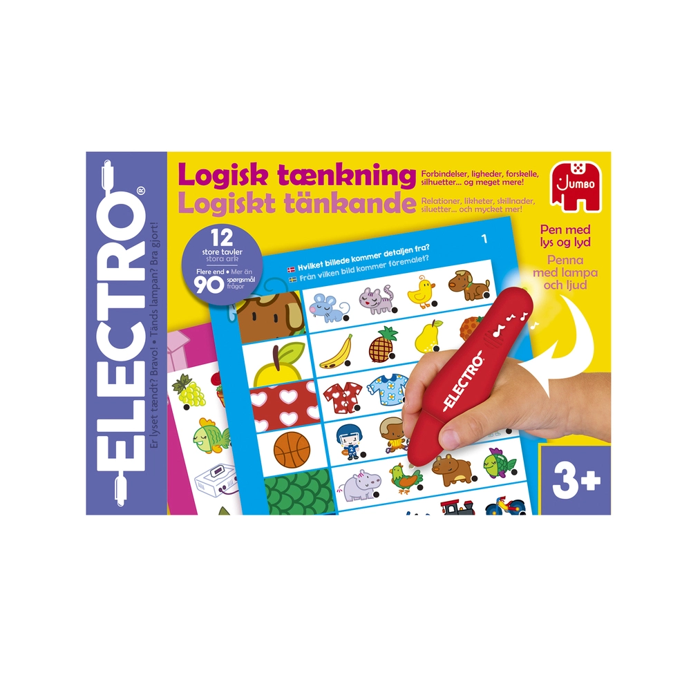 Jumbo - ELECTRO - Logic Problems (DK-NO) (1110100201) - Toys